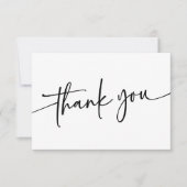 ミニマリストの感謝カード 現代の感謝のメモ ボヘミアンスタイル   サンキューカード (正面)