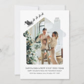 ミニマリストの新しいホームフォトサンタスリグ移動 シーズンカード (正面)