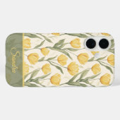 ミニマリストの新婚ギフトチューリップフラワーの名前 Case-Mate iPhoneケース (裏面 (横))