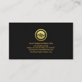 ミニマリストの株式交換グラフ財務 名刺 (裏面)