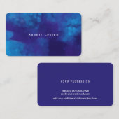 ミニマリストの水の色の濃淡（青） コーリングカード (正面/裏面)