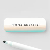 ミニマリストの水彩ブラシストローク 名札 (インサイチュ)