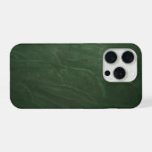 ミニマリストの深い森の緑のオーガニックプラスター .. iPhoneケース (裏面横)