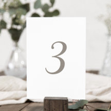 ミニマリストの灰色の表（番号3）