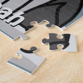 ミニマリストの猫と犬の休日が集まる ジグソーパズル (側面)