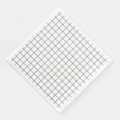 ミニマリストの白黒グリッド (コーナー)