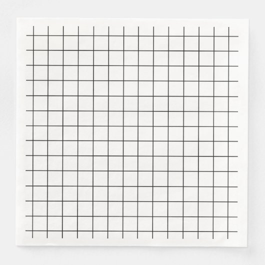 ミニマリストの白黒グリッド (正面)