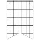 ミニマリストの白黒グリッド バンティングフラッグ (第2の旗)