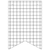 ミニマリストの白黒グリッド バンティングフラッグ (第3の旗)