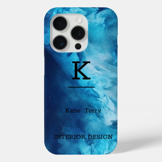 ミニマリストの白黒モノグラムモダンケース Case-Mate iPhoneケース (裏面)