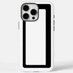 ミニマリストの白黒抽象芸術の概要 iPhone 16 PRO MAXケース