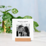 ミニマリストの白黒結婚のメモリーギフト<br><div class="desc">この美しいミニマルデザイン素晴らしは、特別なイベントを記念する方法を作る結婚 – の、誕生、誕生日、記念日 – オプションは無限だ！DMに対してデザイン要求を行う場合は躊躇しないで、受信者に最適である。ザッ感謝していズルの店を見に！</div>