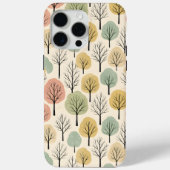 ミニマリストの秋の木パターンパステルオータムンフォレスト Case-Mate iPhoneケース (裏面)