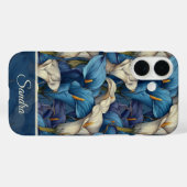 ミニマリストの結婚式の引き出物 カラーの花 Case-Mate iPhoneケース (裏面 (横))