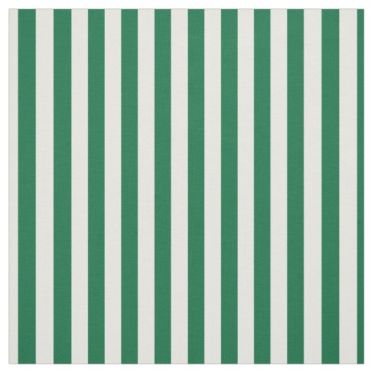 ミニマリストの緑と白のストライプ ファブリック (見本)