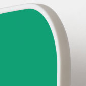 ミニマリストの緑のピックボールのパドルとモノグラム ピックルボールラケット (左詳細)