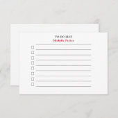 ミニマリストの線の付いたチェッモダンクボックスを一覧表示するには サンキューカード (正面/裏面)