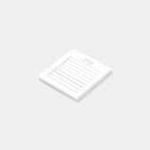 ミニマリストの線の付いたチェッモダンクボックスを一覧表示するには ポストイット (アングル)