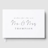 ミニマリストの脚本ミセス結婚ズ・ゲストブック ゲストブック (正面)