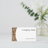 ミニマリストの船首写真QR名刺 名刺 (スタンド正面)