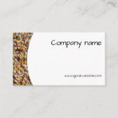 ミニマリストの船首写真QR名刺 名刺 (正面)