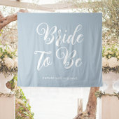 ミニマリストの花嫁のための結婚前お祝いバックドロップ タペストリー