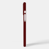 ミニマリストの茶色と灰色の縦線パターン(の模様が)ある Case-Mate iPhoneケース (裏面 / 左)