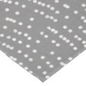 ミニマリストの茶色の灰色の円 テーブルクロス (アングル)