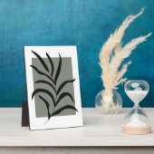 ミニマリストの葉 フォトプラーク (側面)