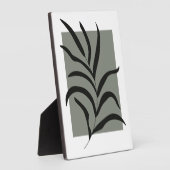 ミニマリストの葉 フォトプラーク (側面)