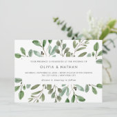 ミニマリストの葉|結婚’s 招待状 (スタンド正面)
