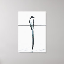 ミニマリストの電線上の鳥の写真