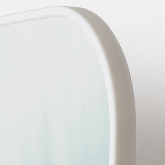 ミニマリストの青と白のモノグラグラデーションムモダン ピックルボールラケット (左詳細)