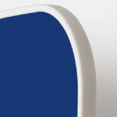 ミニマリストの青と白のモノグラモダンム ピックルボールラケット (左詳細)