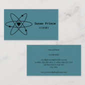 ミニマリストの青 名刺 (正面/裏面)