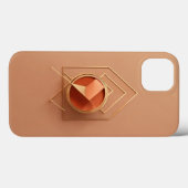 ミニマリストのArt Companyロゴ – ファッション&デジタル Case-Mate iPhoneケース (裏面 (横))