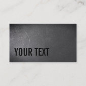 ミニマリストはっきりした文字ダークテクスチャインスタグラム 名刺 (正面)