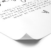 ミニマリストはベビーゲームのサインを言わない ポスター (角)