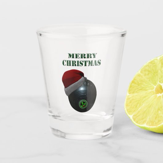 ミニマリストはメリークリスマスを食べる。 ショットグラス (正面)