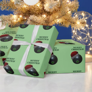 ミニマリストはメリークリスマスを食べる。 ラッピングペーパー