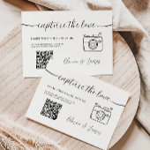 ミニマリストはラブカードのテンプレートをキャプチャ, QRコード