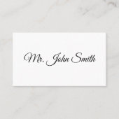 ミニマリストはロマンチック プレイスカード (正面)