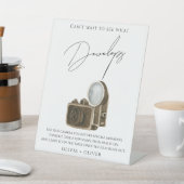 ミニマリストは何が徴候を展開するか見るのを待つことはできない 台座サイン (インサイチュ)