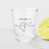 ミニマリストは私のメイド・オブ・オーナー（花嫁付き添い人）  ショットグラス (正面)