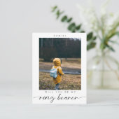 ミニマリストは私のリングや輪になりますベアラー写真シック ポストカード (スタンド正面)