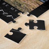 ミニマリストは私のリングや輪になるベアラー写真の暗い ジグソーパズル (側面)