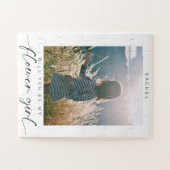 ミニマリストは私の花の女の子になるフォトシック ジグソーパズル (横)