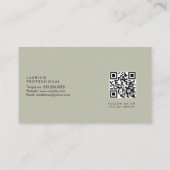 ミニマリストまつげ拡張サロンフォイルスターC 名刺 (裏面)