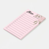 ミニマリストを行うかわいいサンゴの水色モダン ポストイット (アングル)