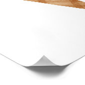 ミニマリストアイスクリームスクープ赤ちゃんシャワー歓迎 ポスター (角)